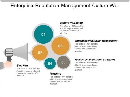 Enterprise reputation management culture well being product differentiation strategies cpb