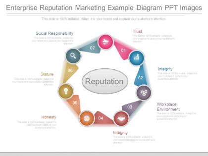 Enterprise reputation marketing example diagram ppt images