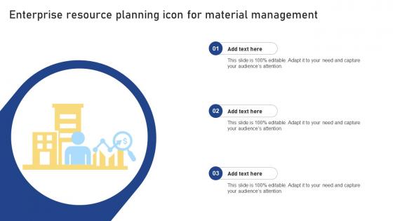 Enterprise Resource Planning Icon For Material Management