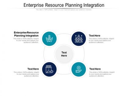 Enterprise resource planning integration ppt powerpoint presentation show model cpb