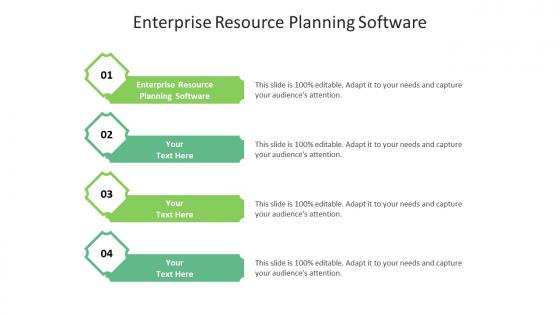 Enterprise resource planning software ppt powerpoint presentation visual aids summary cpb