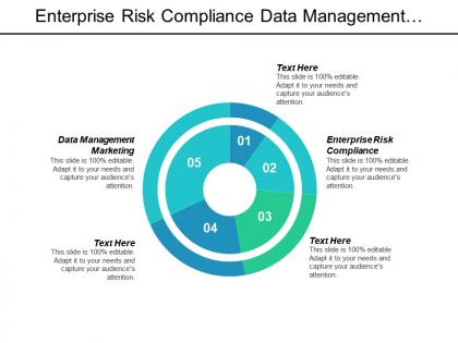 Enterprise risk compliance data management marketing sales infographic cpb