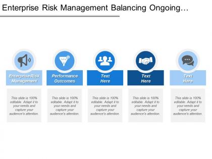 Enterprise risk management balancing ongoing activities strategies performance outcomes