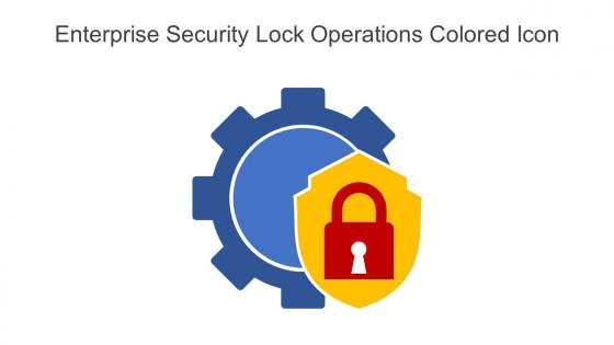 Enterprise Security Lock Operations Colored Icon In Powerpoint Pptx Png And Editable Eps Format