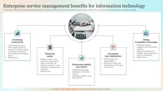 Enterprise Service Management Benefits For Information Technology