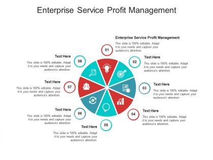 Enterprise service profit management ppt powerpoint presentation inspiration graphics template cpb