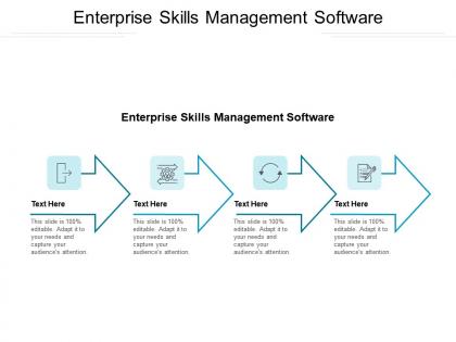 Enterprise skills management software ppt powerpoint presentation professional guidelines cpb