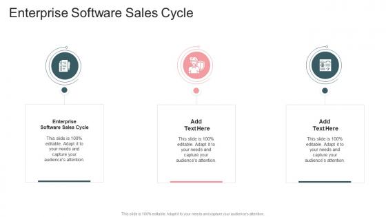 Enterprise Software Sales Cycle In Powerpoint And Google Slides Cpb