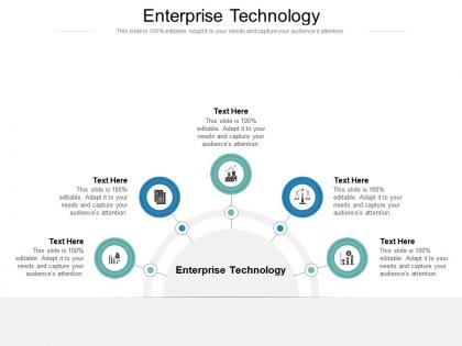 Enterprise technology ppt powerpoint presentation infographics slides cpb