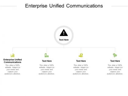 Enterprise unified communications ppt powerpoint presentation show cpb