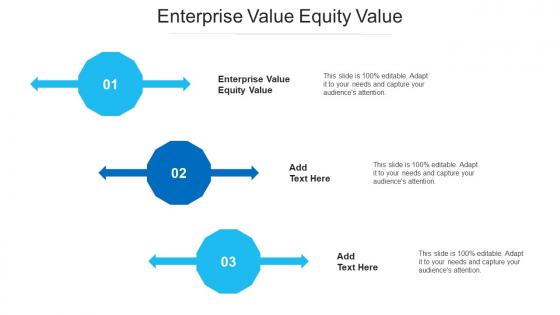 Enterprise Value Equity Value Ppt Powerpoint Presentation Model Show Cpb