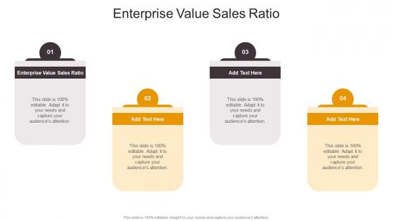 Enterprise Value Sales Ratio In Powerpoint And Google Slides Cpb