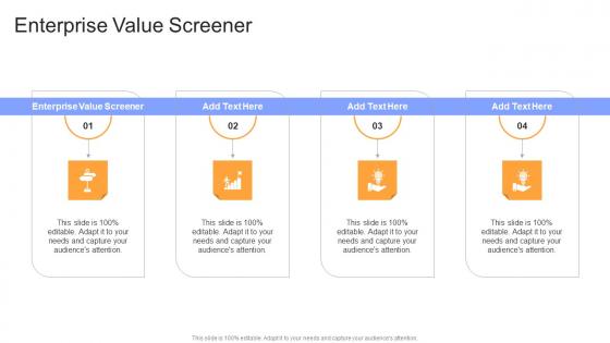 Enterprise Value Screener In Powerpoint And Google Slides Cpb