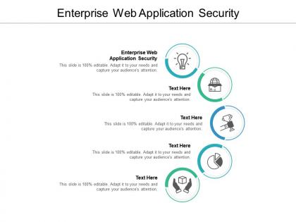 Enterprise web application security ppt powerpoint presentation pictures graphics cpb