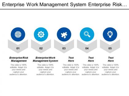 Enterprise work management system enterprise risk management quantifiable risk cpb