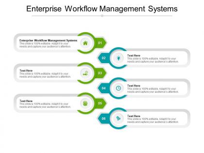 Enterprise workflow management systems ppt powerpoint presentation model designs cpb