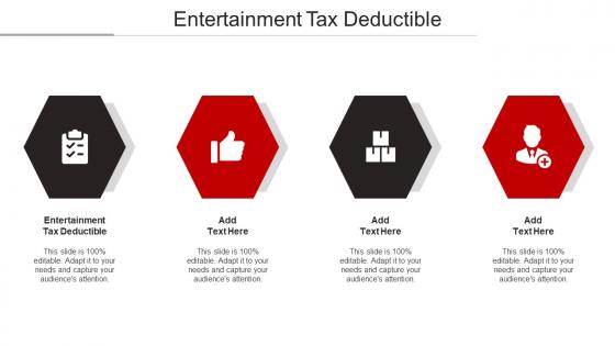 Entertainment Tax Deductible Ppt Powerpoint Presentation Show Design Ideas Cpb
