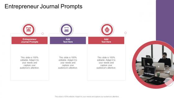 Entrepreneur Journal Prompts In Powerpoint And Google Slides Cpb