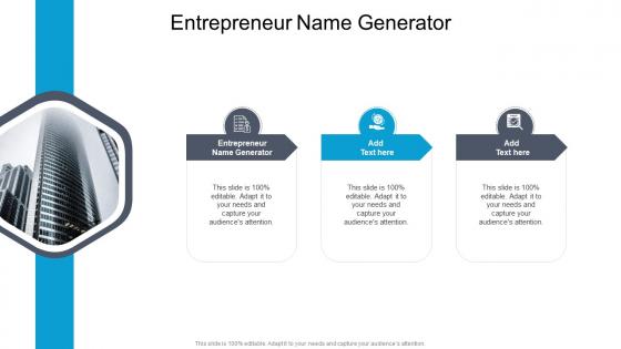 Entrepreneur Name Generator In Powerpoint And Google Slides Cpb