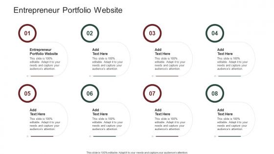 Entrepreneur Portfolio Website In Powerpoint And Google Slides Cpb