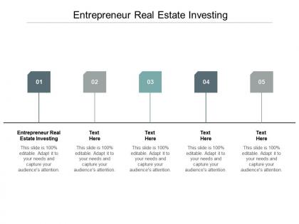 Entrepreneur real estate investing ppt powerpoint presentation outline files cpb