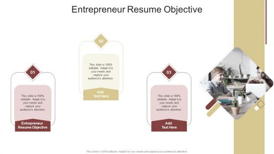 Entrepreneur Resume Objective In Powerpoint And Google Slides Cpb