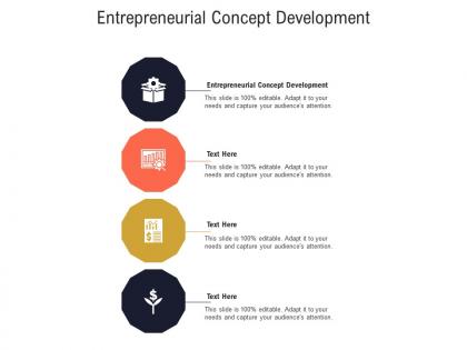 Entrepreneurial concept development ppt powerpoint presentation styles layout cpb