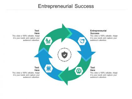 Entrepreneurial success ppt powerpoint presentation professional structure cpb