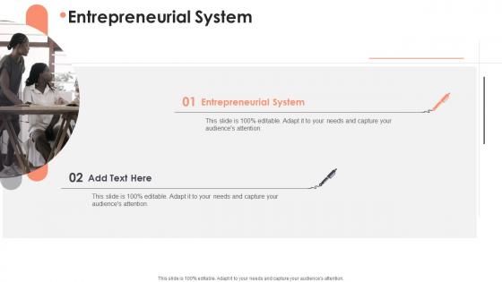 Entrepreneurial System In Powerpoint And Google Slides Cpb