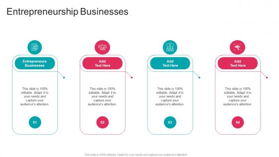 Entrepreneurship Businesses In Powerpoint And Google Slides Cpb