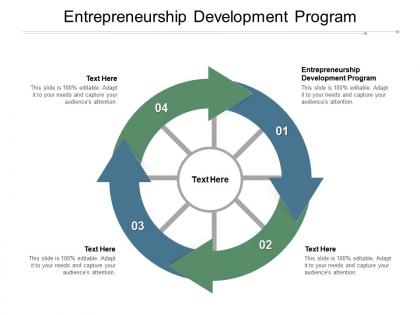 Entrepreneurship development program ppt powerpoint presentation layouts elements cpb