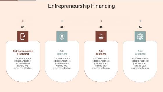 Entrepreneurship Financing In Powerpoint And Google Slides Cpb