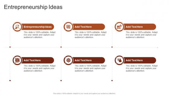 Entrepreneurship Ideas In Powerpoint And Google Slides Cpb