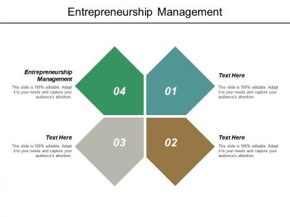 Entrepreneurship management ppt powerpoint presentation outline objects cpb