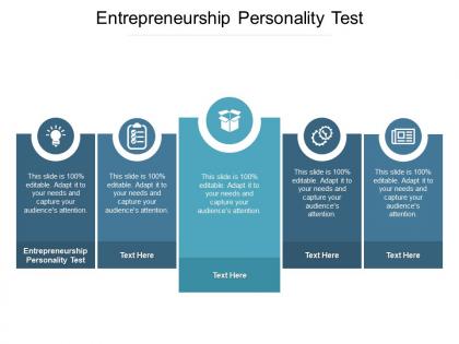 Entrepreneurship personality test ppt powerpoint presentation styles structure cpb