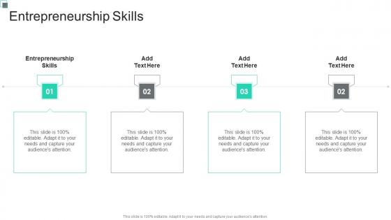 Entrepreneurship Skills In Powerpoint And Google Slides Cpb