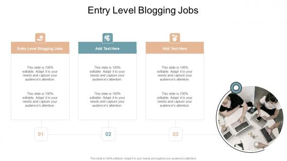 Entry Level Blogging Jobs In Powerpoint And Google Slides Cpb