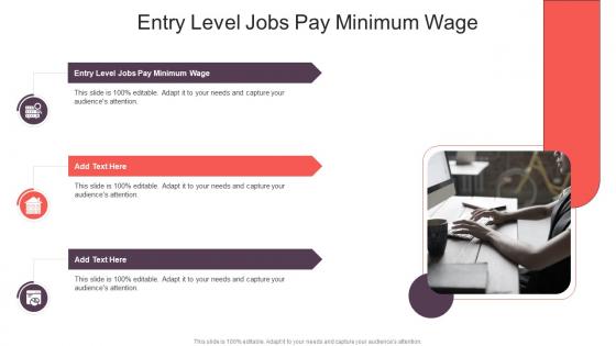 Entry Level Jobs Pay Minimum Wage In Powerpoint And Google Slides Cpb