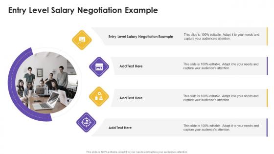 Entry Level Salary Negotiation Example In Powerpoint And Google Slides Cpb