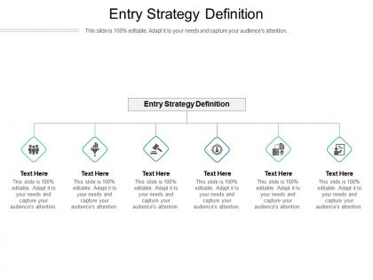 Entry strategy definition ppt powerpoint presentation pictures outline cpb