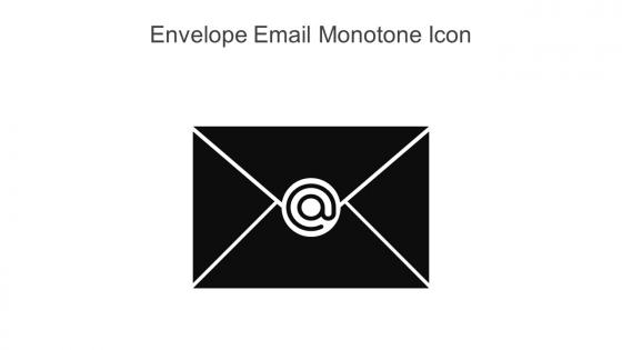 Envelope Email Monotone Icon In Powerpoint Pptx Png And Editable Eps Format