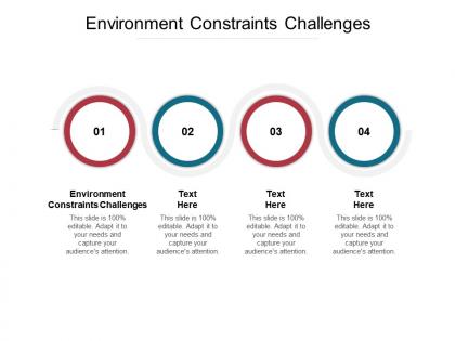 Environment constraints challenges ppt powerpoint presentation model background images cpb