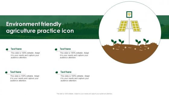 Environment Friendly Agriculture Practice Icon
