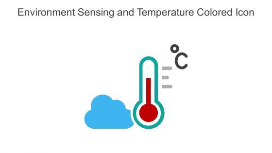 Environment Sensing And Temperature Colored Icon In Powerpoint Pptx Png And Editable Eps Format