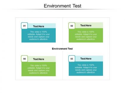 Environment test ppt powerpoint presentation infographics graphic tips cpb