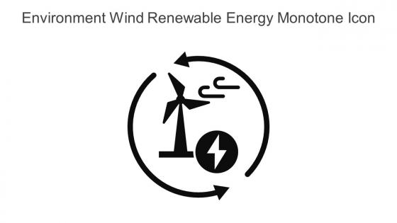 Environment Wind Renewable Energy Monotone Icon In Powerpoint Pptx Png And Editable Eps Format
