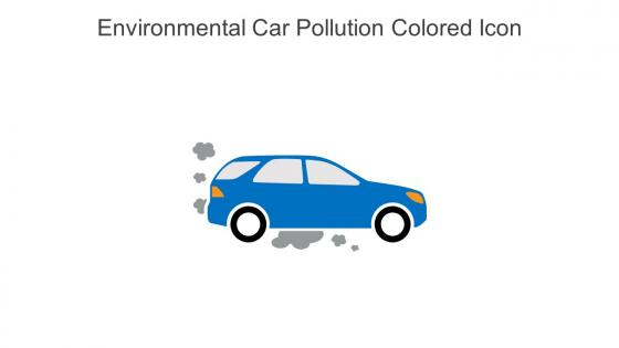 Environmental Car Pollution Colored Icon In Powerpoint Pptx Png And Editable Eps Format