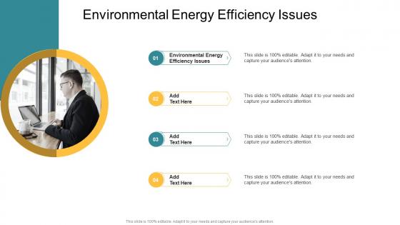 Environmental Energy Efficiency Issues In Powerpoint And Google Slides Cpb