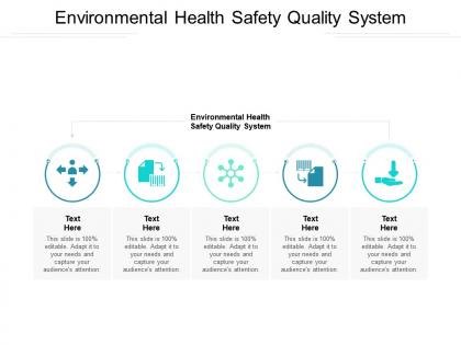 Environmental health safety quality system ppt powerpoint presentation ideas layout cpb