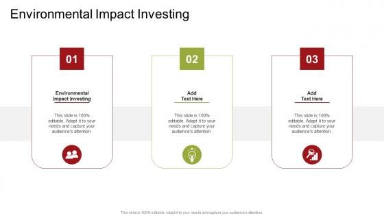 Environmental Impact Investing In Powerpoint And Google Slides Cpb